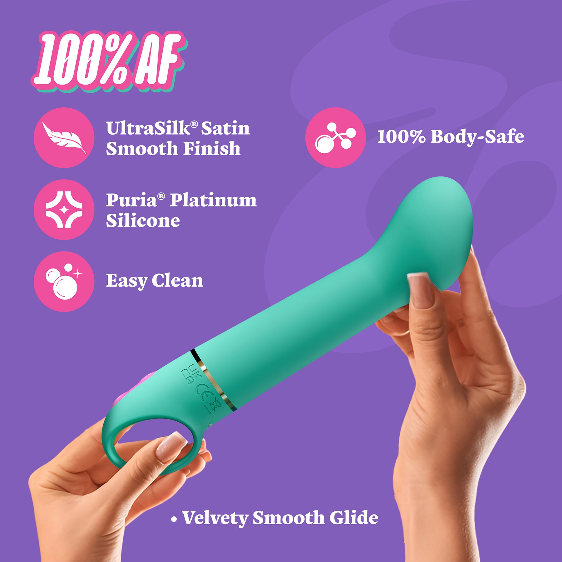 ARIA® Flirty AF 2.0 Rechargeable Silicone Vibrator By Blush