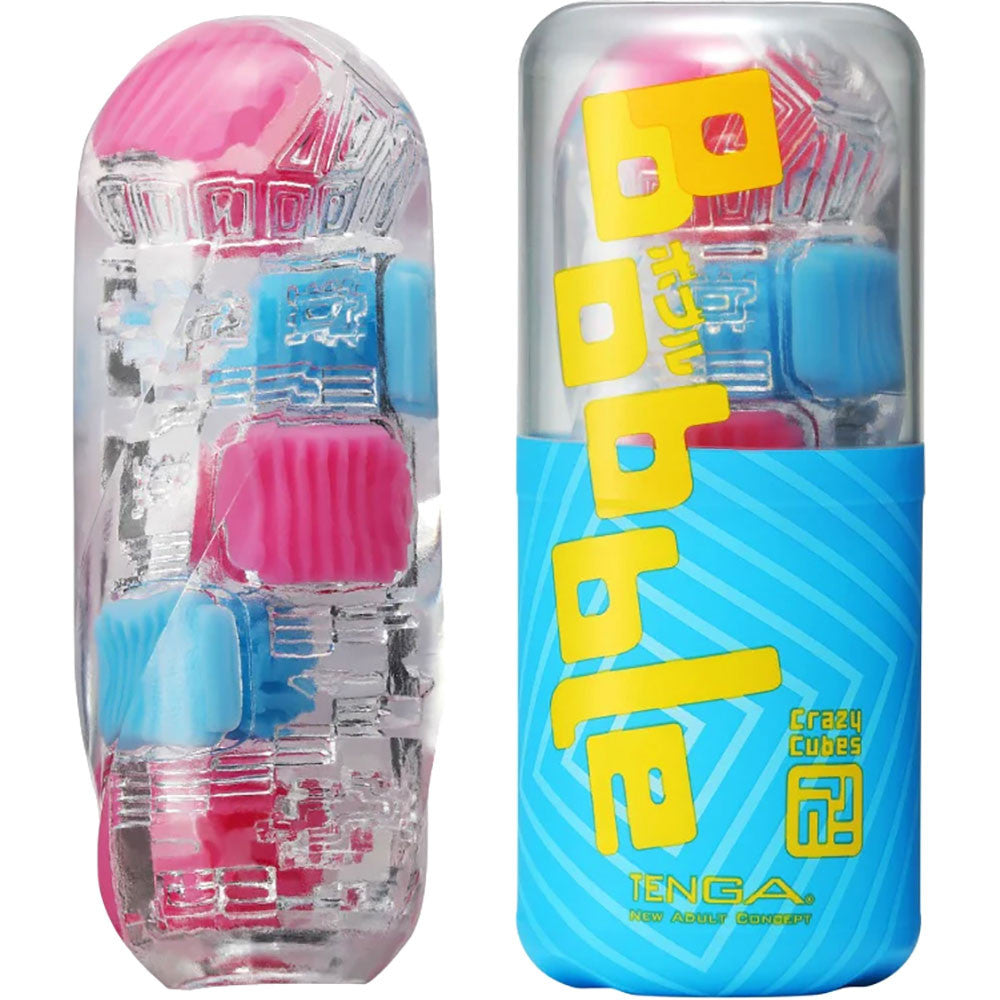 Tenga Bobble Penis Masturbation Sleeve - Crazy Cubes Tenga Bobble Penis Masturbation Sleeve - Crazy Cubes