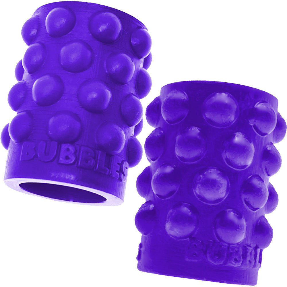 Oxballs Bubbles Nipsuckers Silicone Nipple Suckers 2 Pack - Eggplant