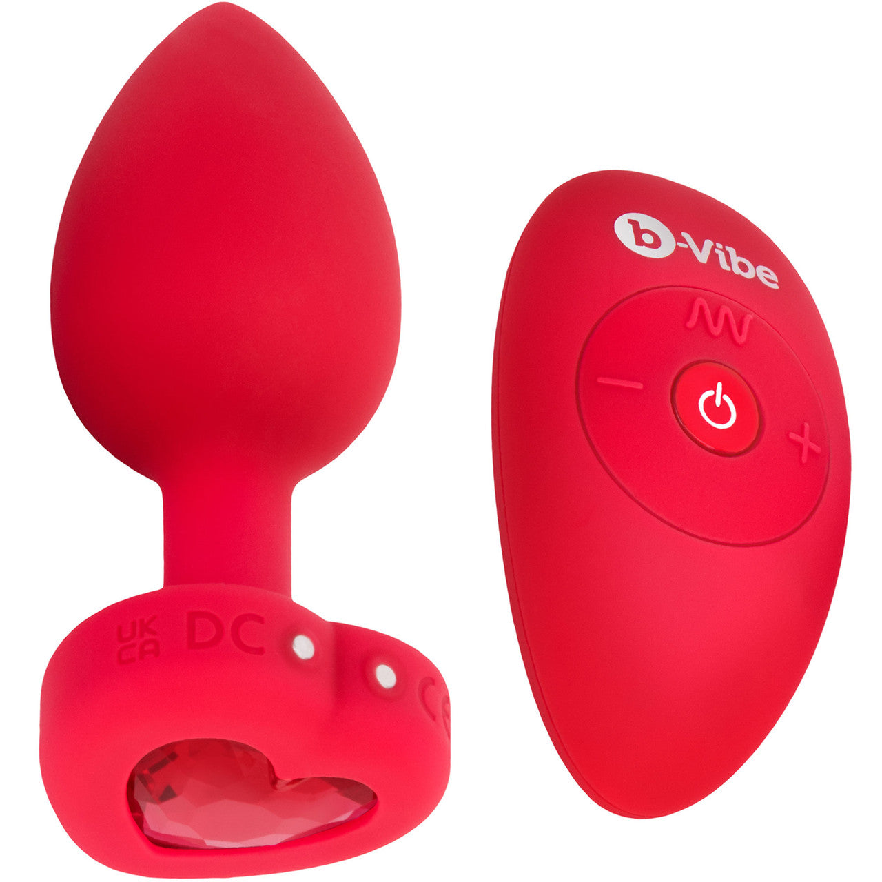 Vibrating Heart Silicone Anal Plug Vibrating Heart Silicone Anal Plug