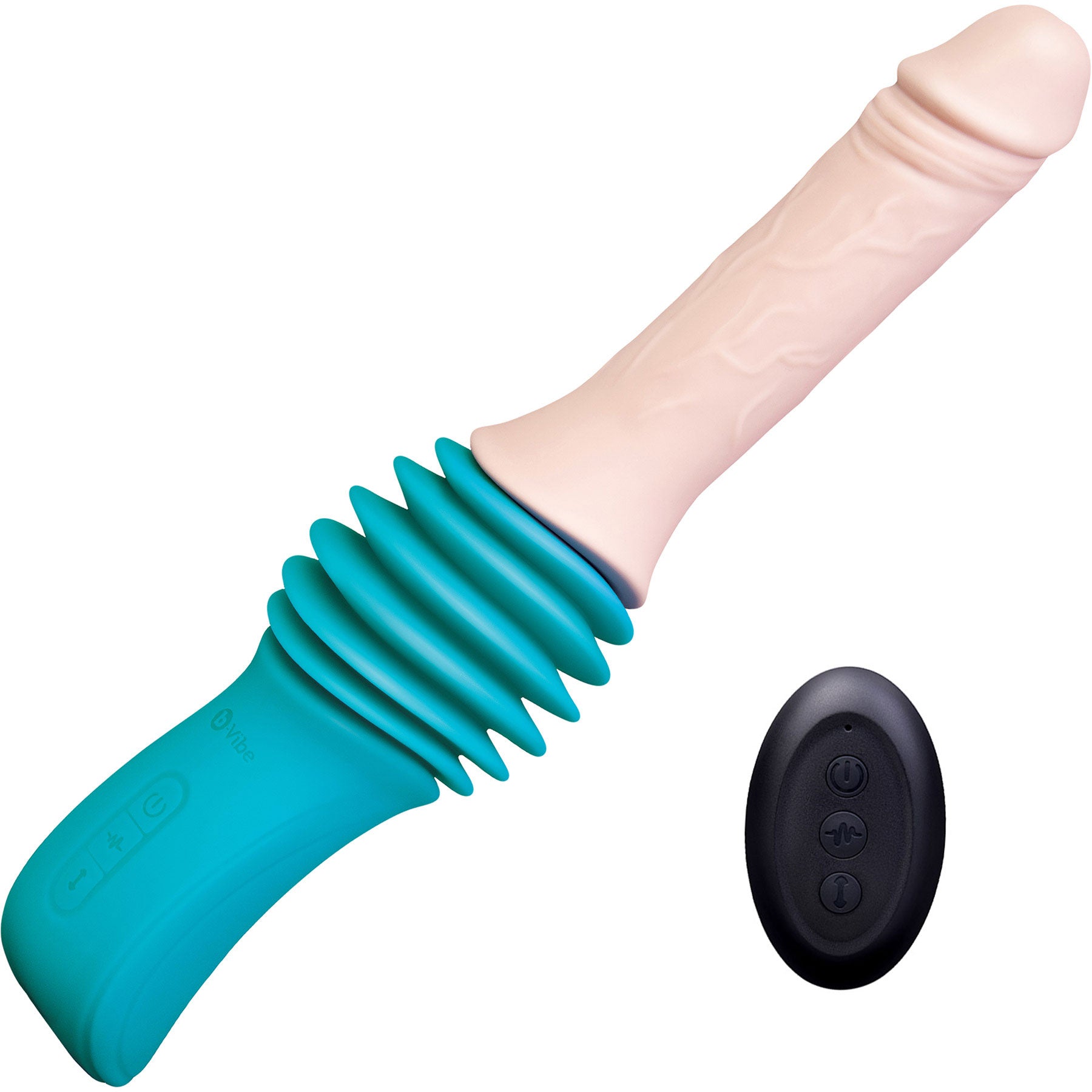 b-Vibe Realistic Rechargeable Silicone Thrusting Dildo Machine b-Vibe Realistic Rechargeable Silicone Thrusting Dildo Machine