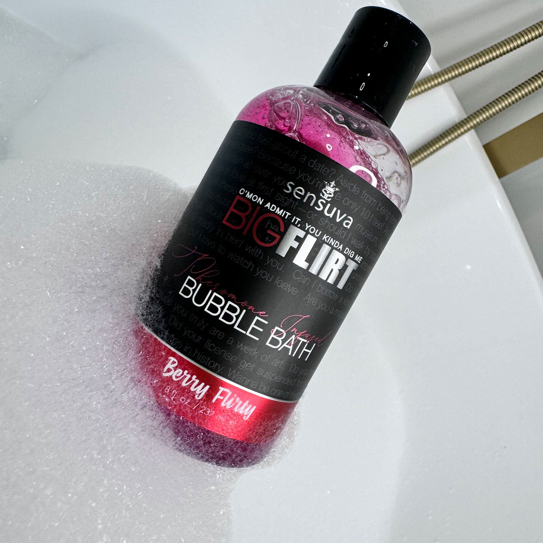 Big Flirt Pheromone Infused Bubble Bath By Sensuva 8 fl oz