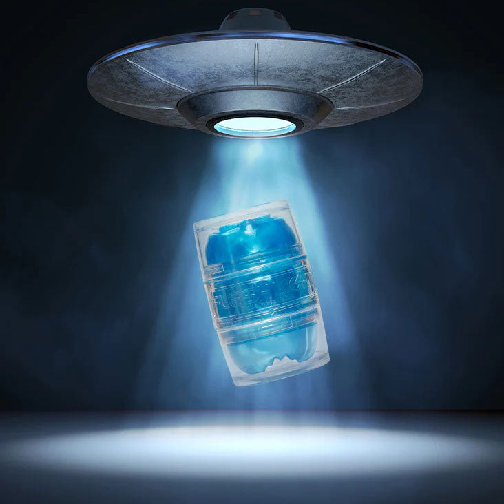 Fleshlight QUICKSHOT Alien Metallic Lady & Butt - Compact Masturbation Sleeve - Blue