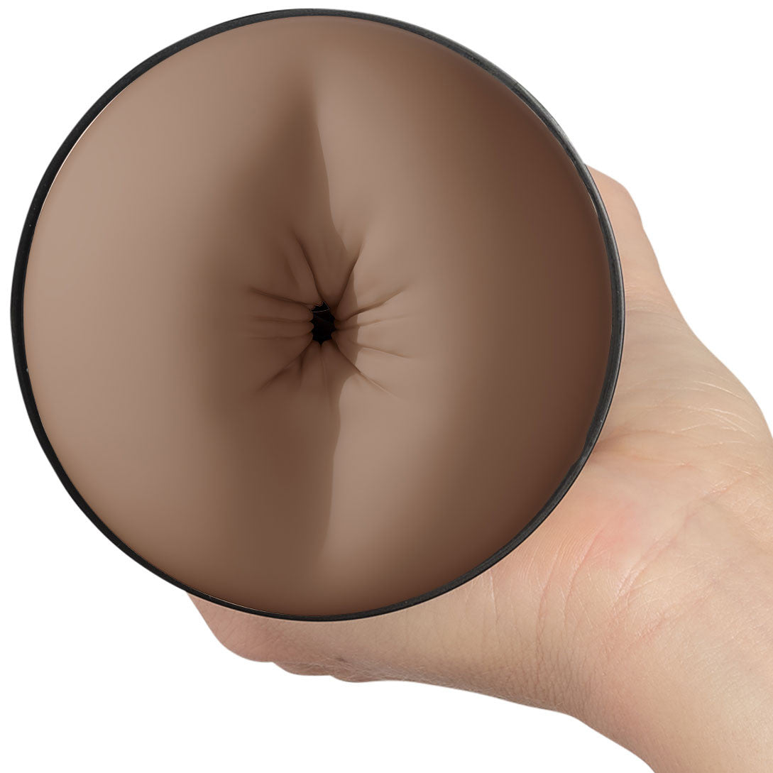 KIIROO Feel Butt Stroker - Penis Masturbator Dark Caramel