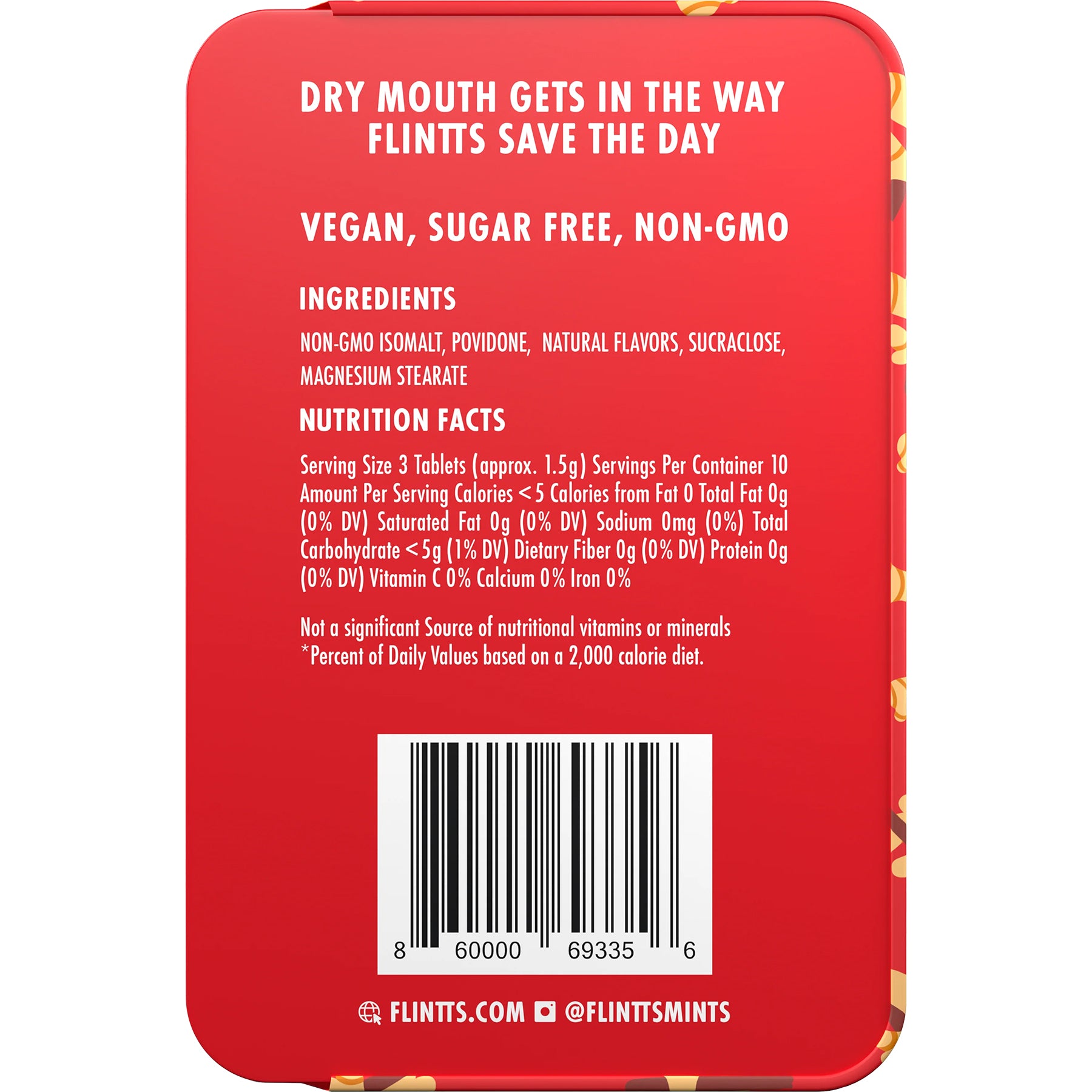 Flintts Mints Mouth Watering Oral Delights - Cinnamon Ginger