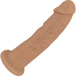 FleshStixxx 7 Inch Silicone Bendable Dildo - Caramel
