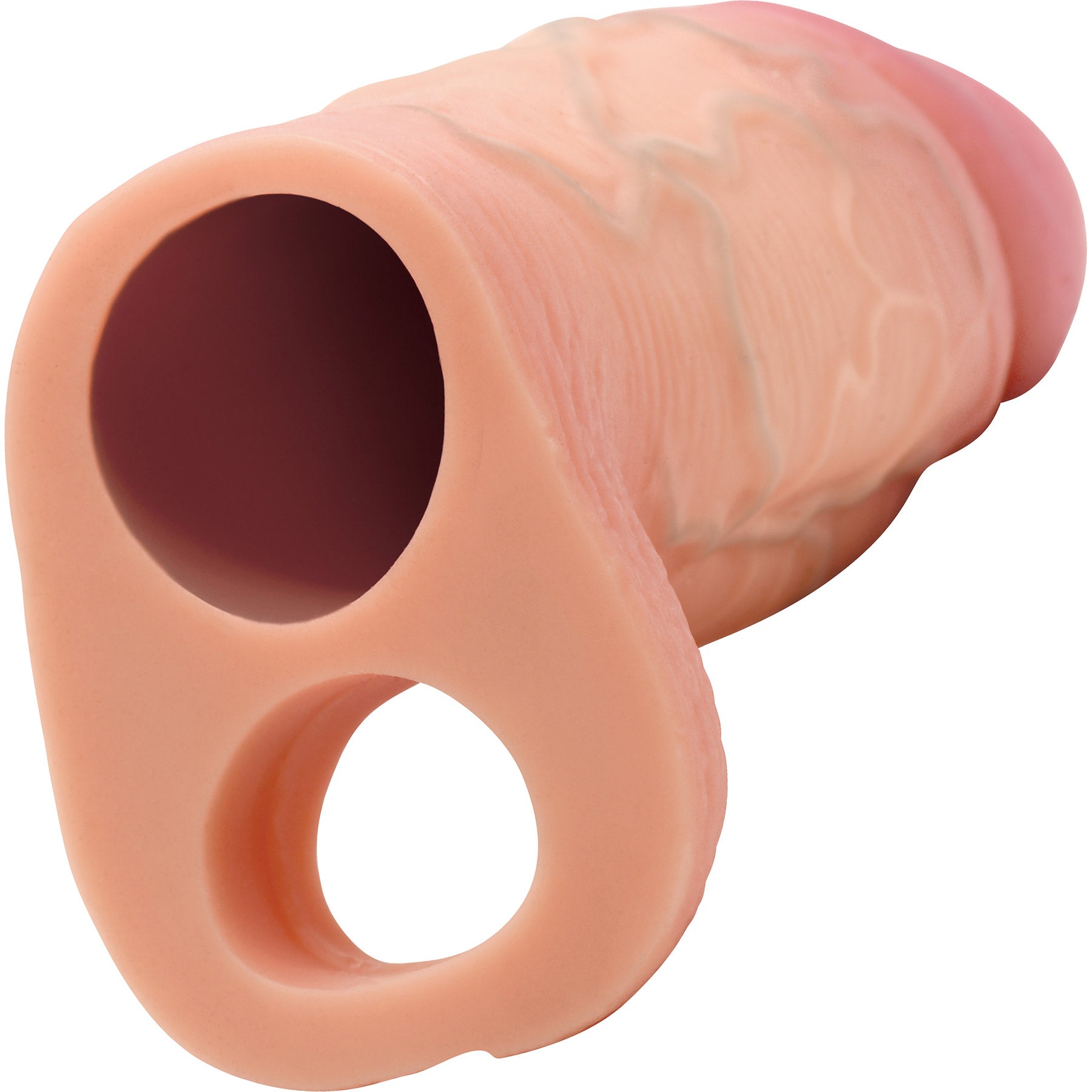 Jock Enhancers Open Ended Silicone Penis Extension Sleeve - Vanilla