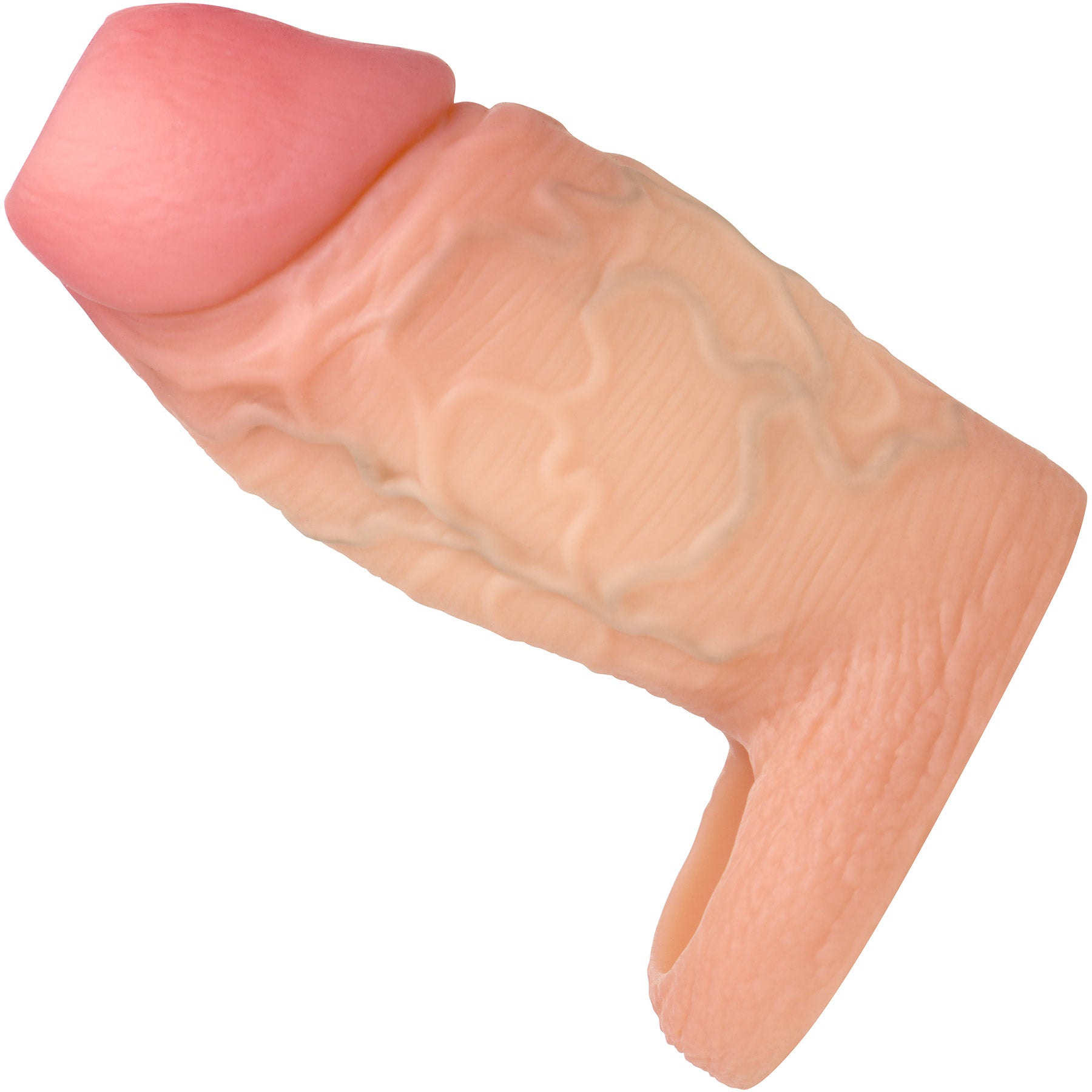 Jock Enhancers Open Ended Silicone Penis Extension Sleeve - Vanilla