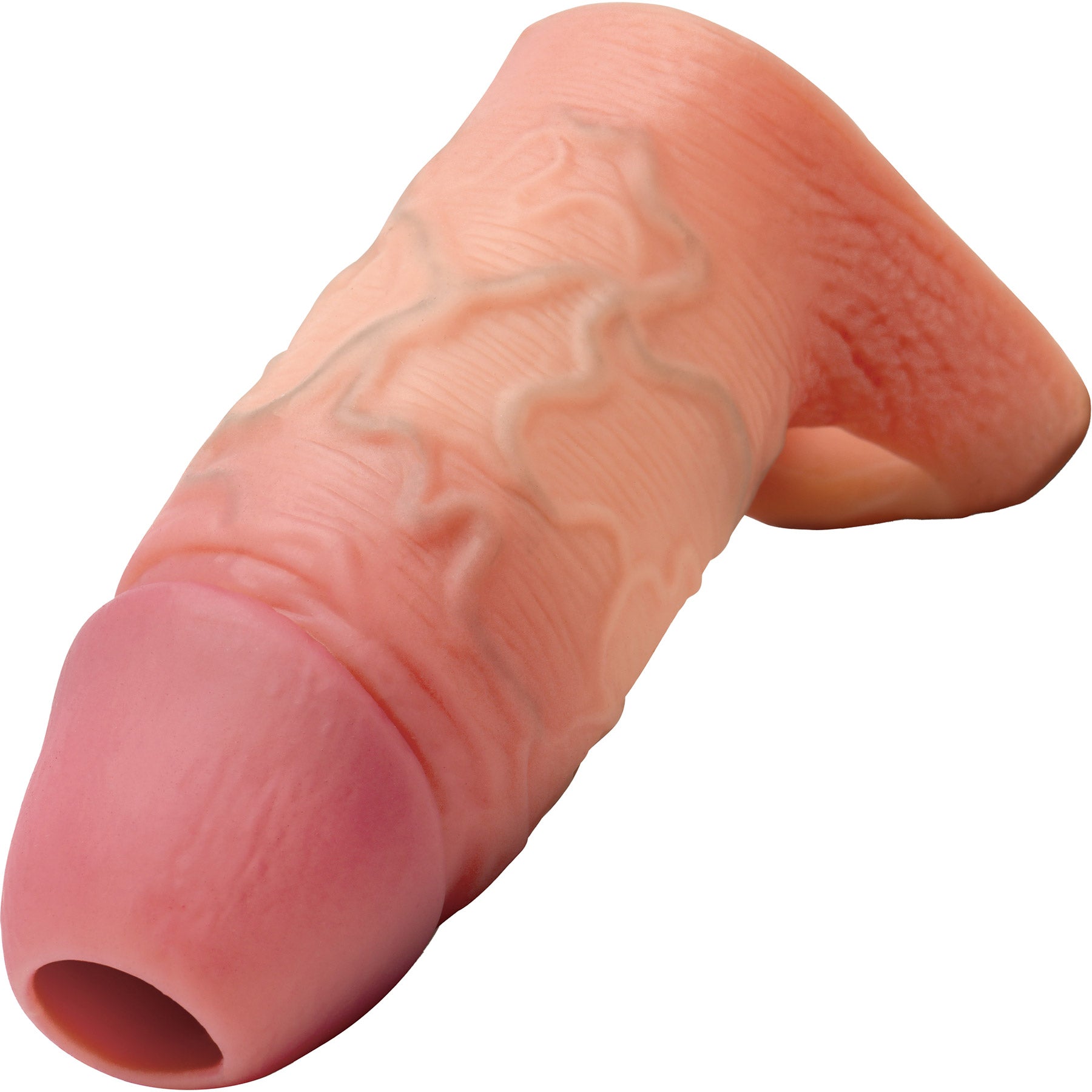 Jock Enhancers Open Ended Silicone Penis Extension Sleeve - Vanilla