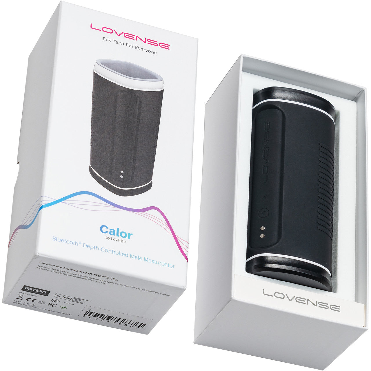 Lovense Calor Depth-Controlled App Compatible Heating & Vibrating Penis Masturbator