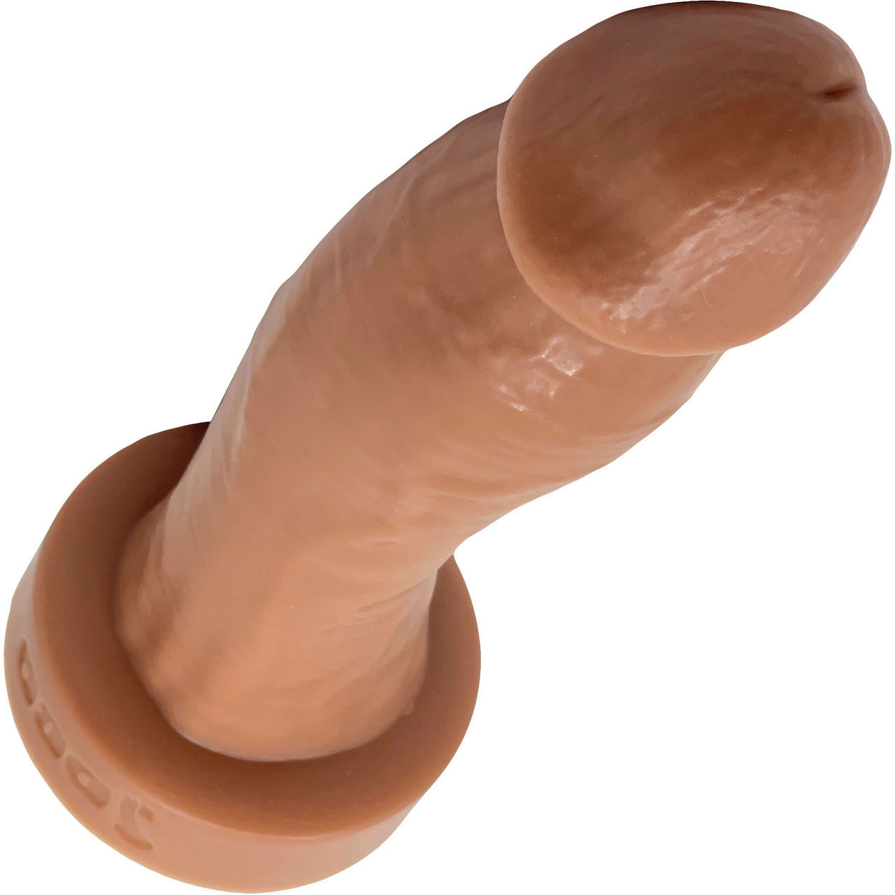BIG Daddy Duncan Large 8" Platinum Silicone Realistic Dildo By Dee's Big Daddies - Caramel