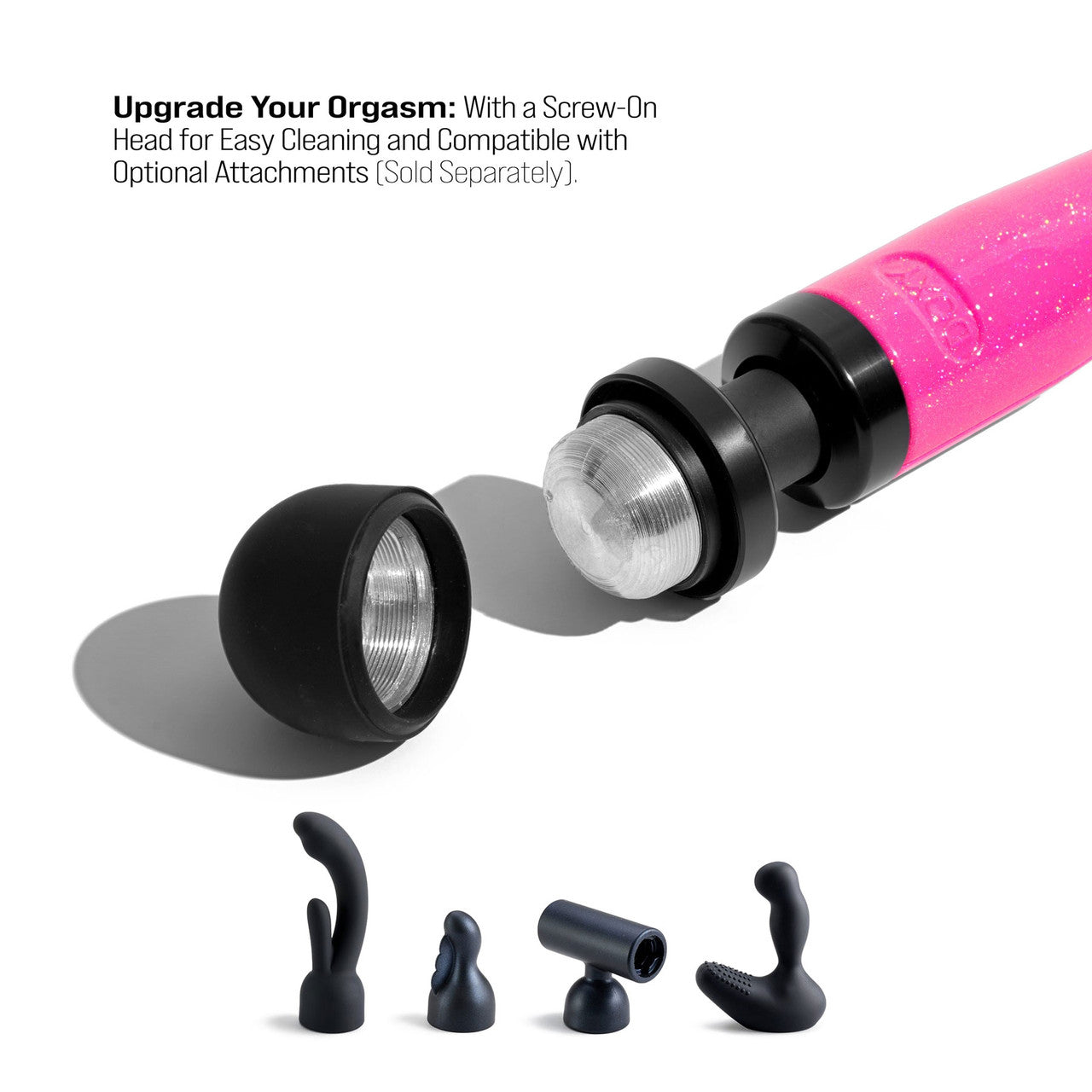 Doxy Die Cast 3 Extra Powerful Massage Wand Vibrator - Hot Pink