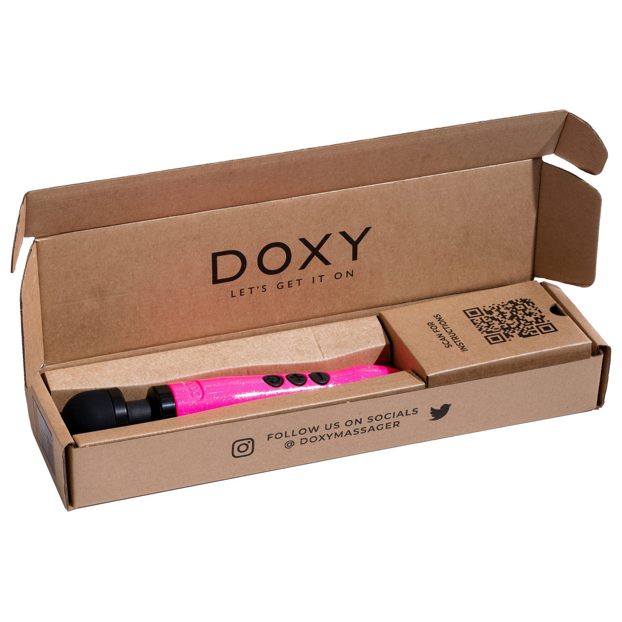 Doxy Die Cast 3 Extra Powerful Massage Wand Vibrator - Hot Pink