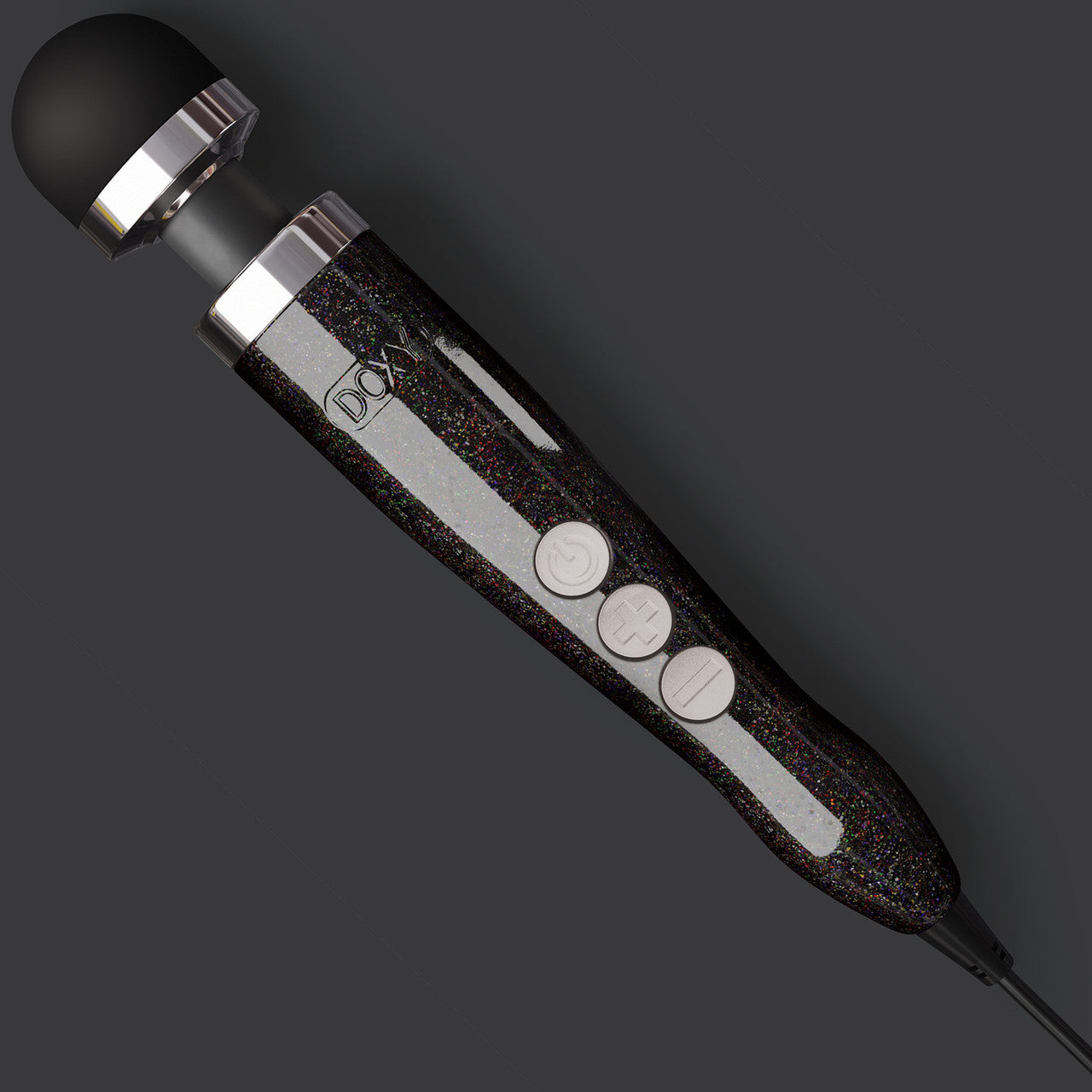 Doxy Die Cast 3 Extra Powerful Massage Wand Vibrator - Disco Black