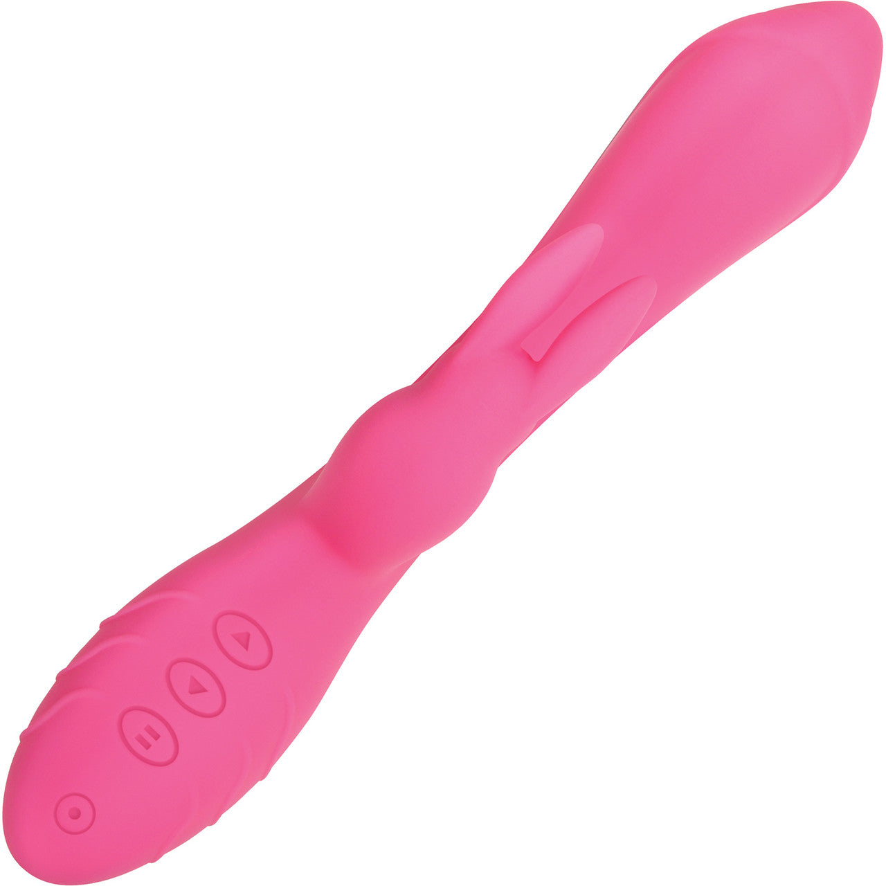 Bunny Kisses Rechargeable Waterproof Silicone Rabbit Style Vibrator By Evolved Novelties - Pink