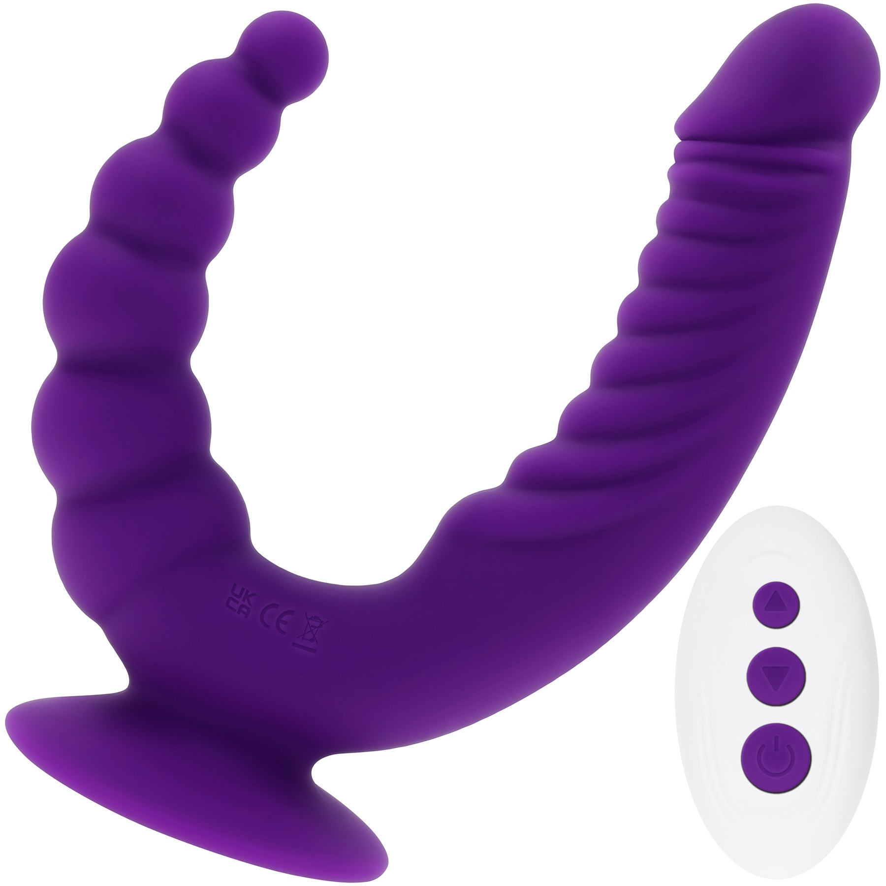 Rider Rechargeable Silicone Double Ended Vibrator By Evolved Novelties Rider Rechargeable Silicone Double Ended Vibrator By Evolved Novelties