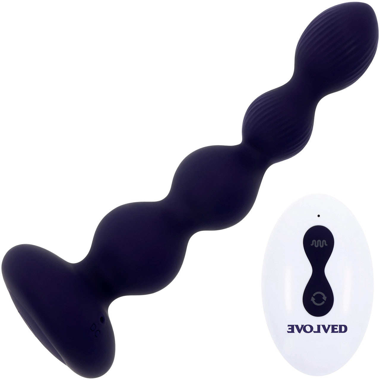 Pleasure Orbit Rechargeable Silicone Twirling Anal Beads Pleasure Orbit Rechargeable Silicone Twirling Anal Beads