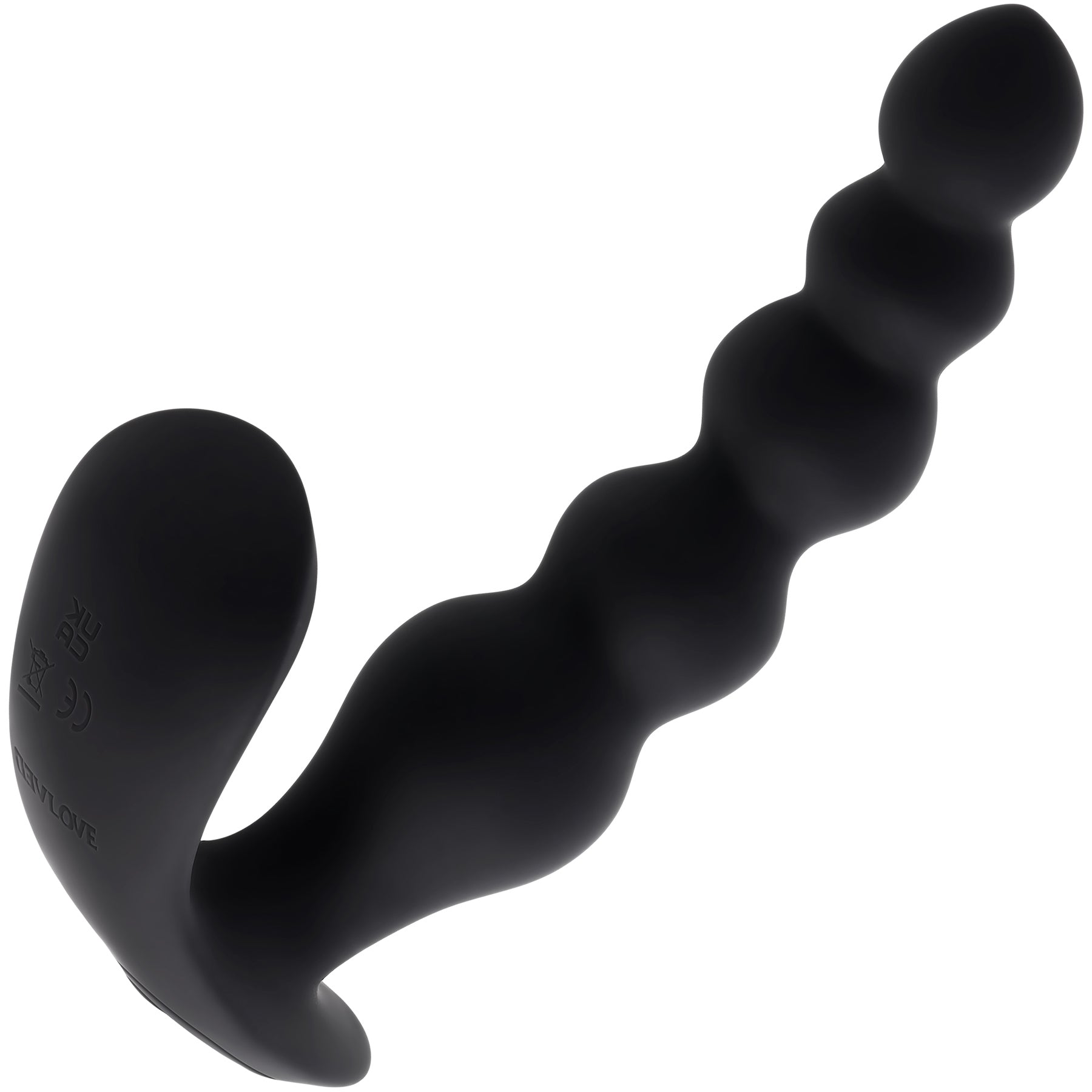 Bead Me Up Rechargeable Silicone Vibrating Anal Beads With Remote By Evolved Novelties