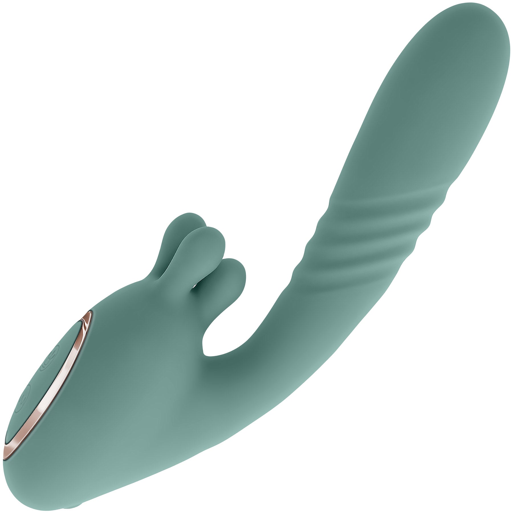 Thrust Into Ecstasy Rechargeable Silicone Rabbit Vibrator By Evolved N Thrust Into Ecstasy Rechargeable Silicone Rabbit Vibrator By Evolved N