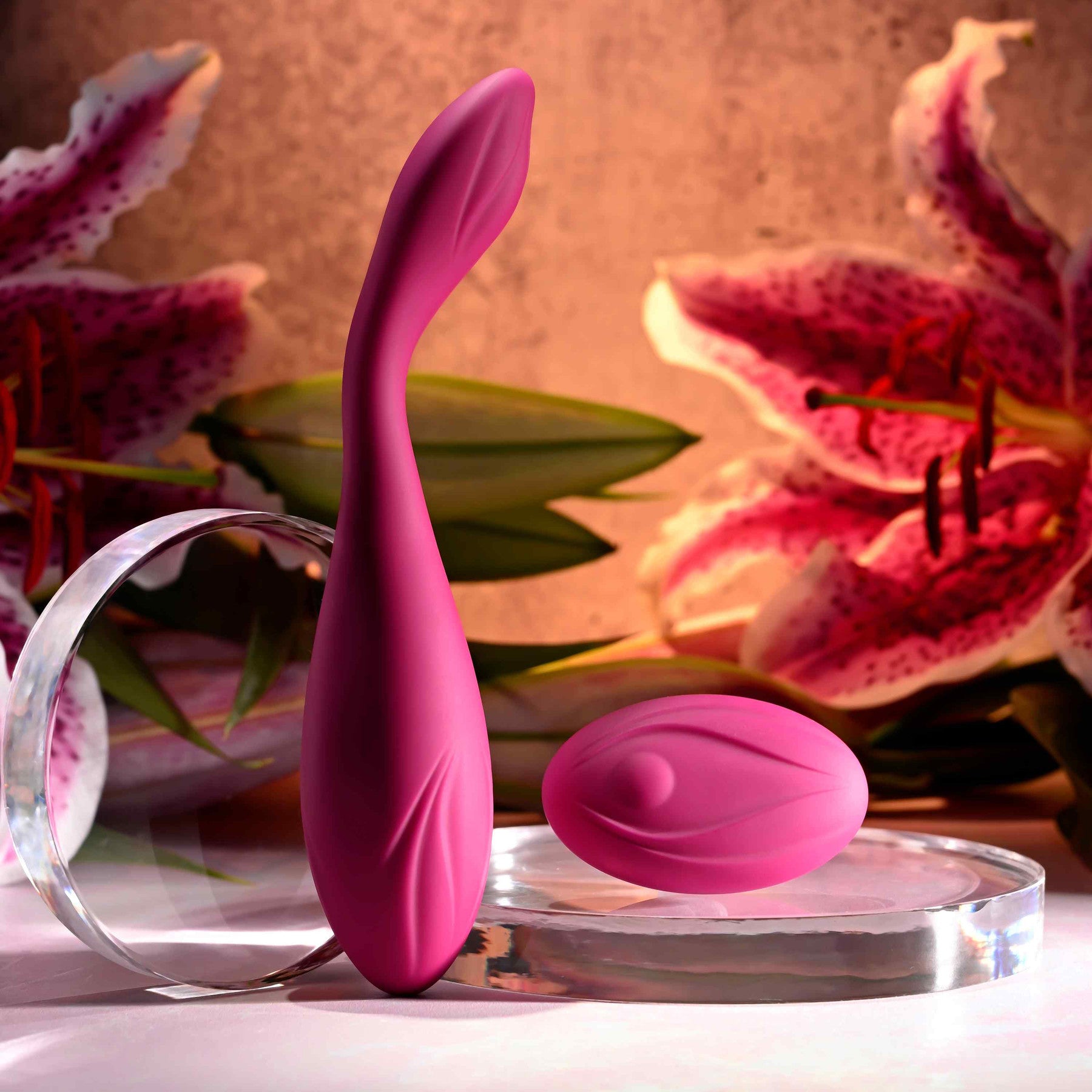 Cherry Pose Rechargeable Silicone Posable Vibrator With Remote By Evolved Novelties