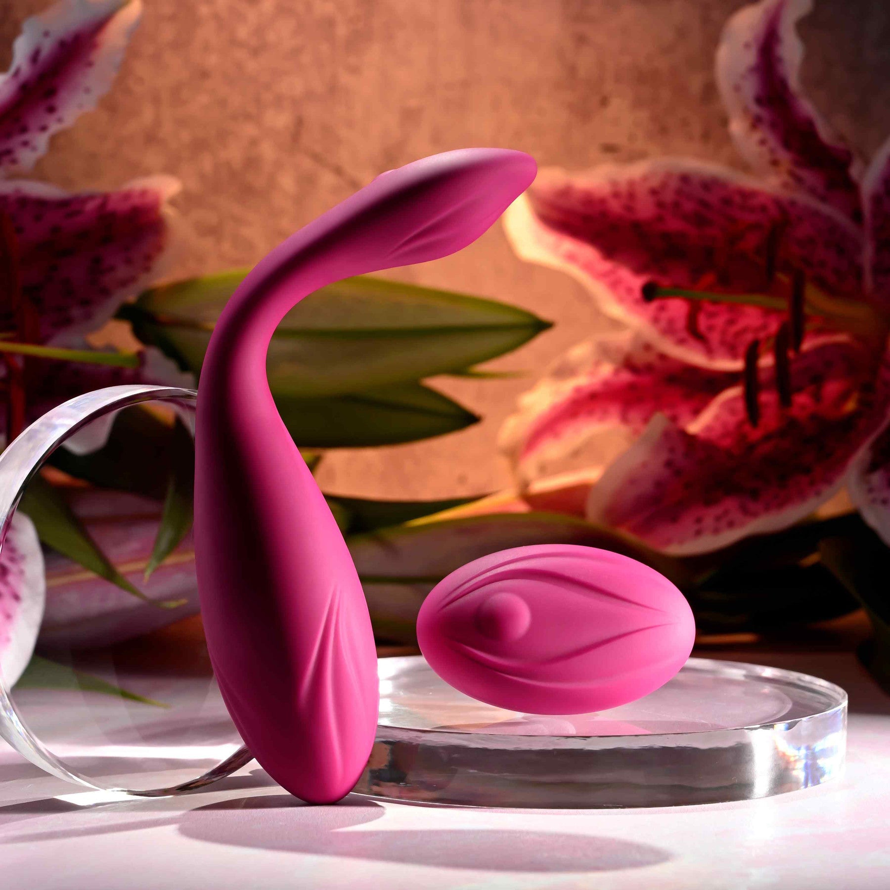 Cherry Pose Rechargeable Silicone Posable Vibrator With Remote By Evolved Novelties