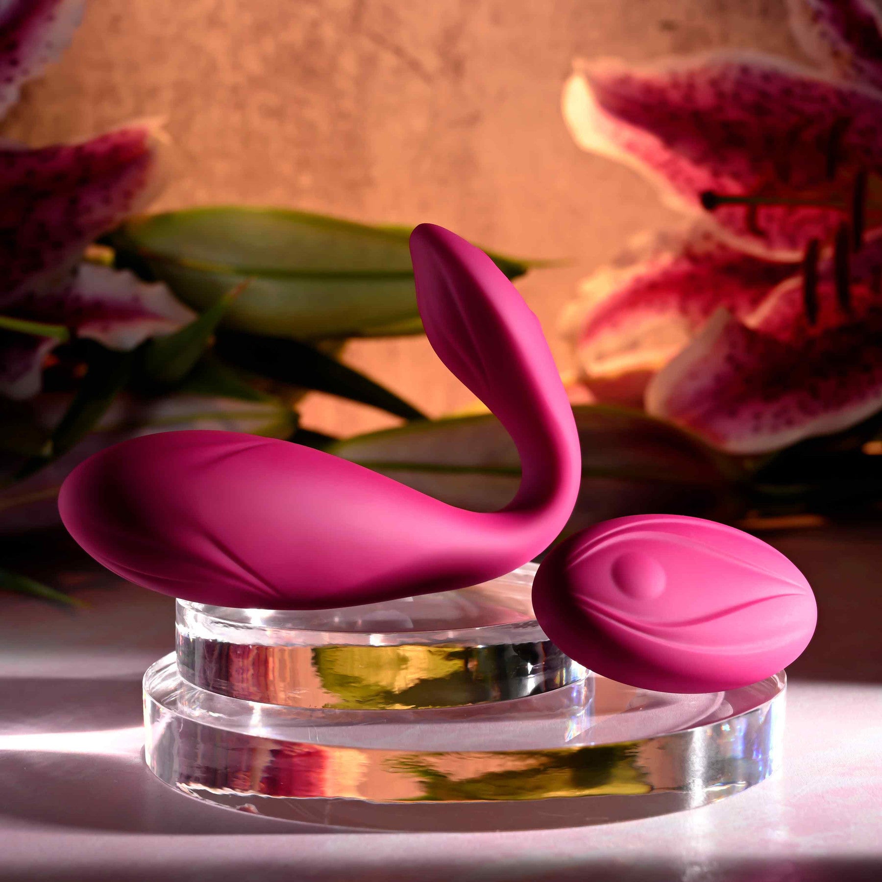 Cherry Pose Rechargeable Silicone Posable Vibrator With Remote By Evolved Novelties