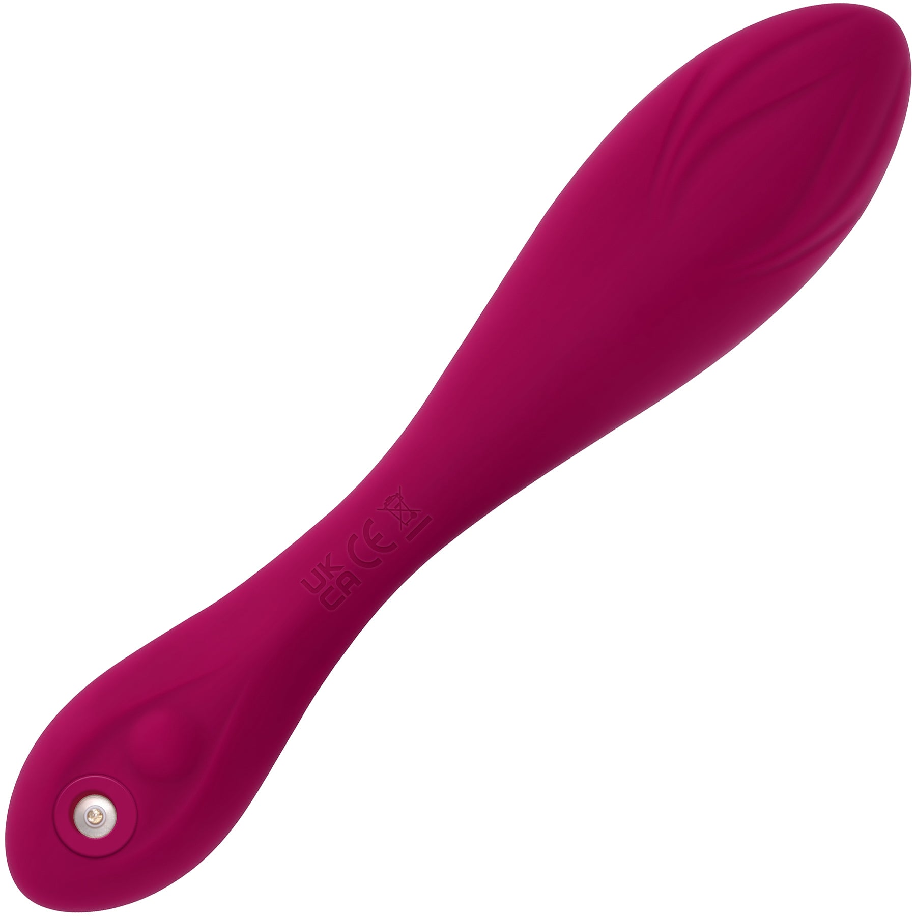 Cherry Pose Rechargeable Silicone Posable Vibrator With Remote By Evolved Novelties