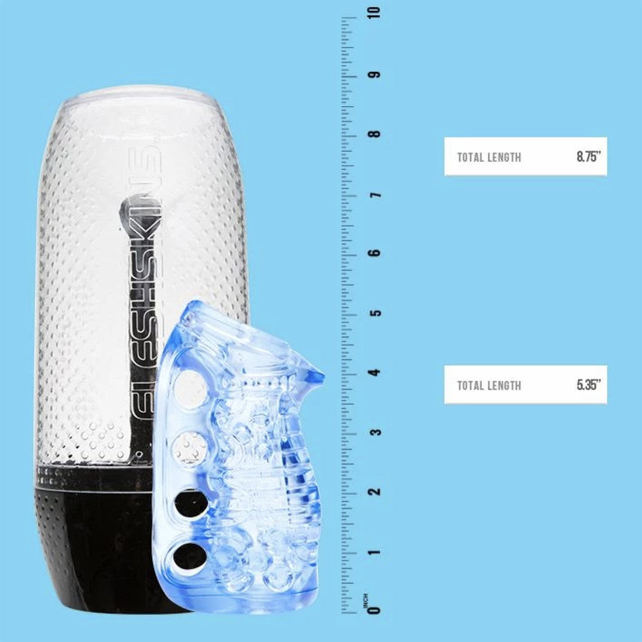 FleshSkins Blue Ice Grip Masturbator by Fleshlight