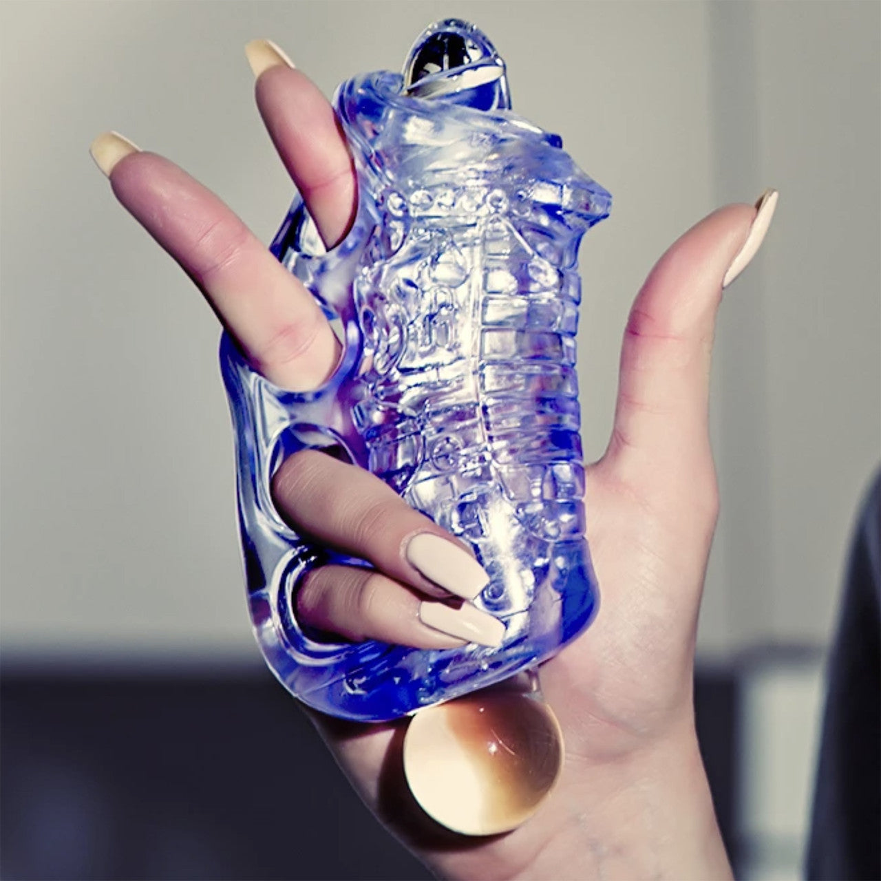 FleshSkins Blue Ice Grip Masturbator by Fleshlight