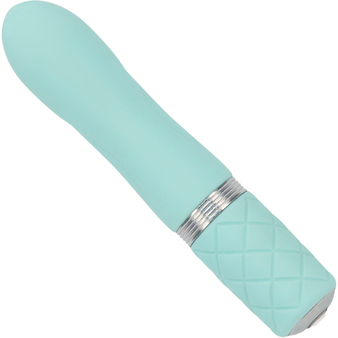Pillow Talk Flirty Silicone Waterproof Rechargeable Mini Vibrator - Teal