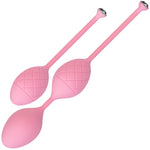 Pillow Talk Frisky Silicone Kegel Balls - Pink