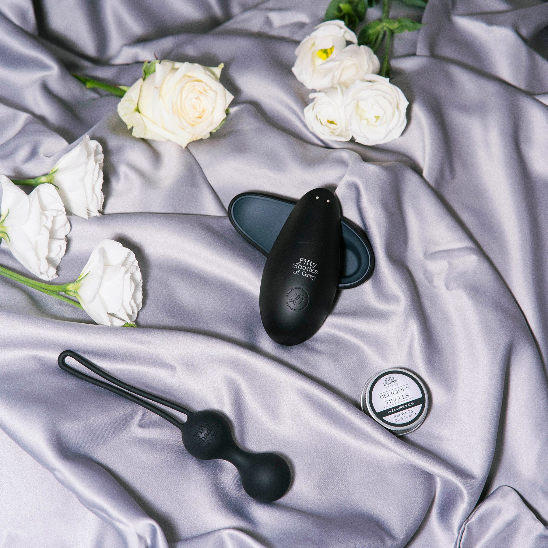Fifty Shades of Grey X Womanizer Desire Blooms 4 Piece Gift Set