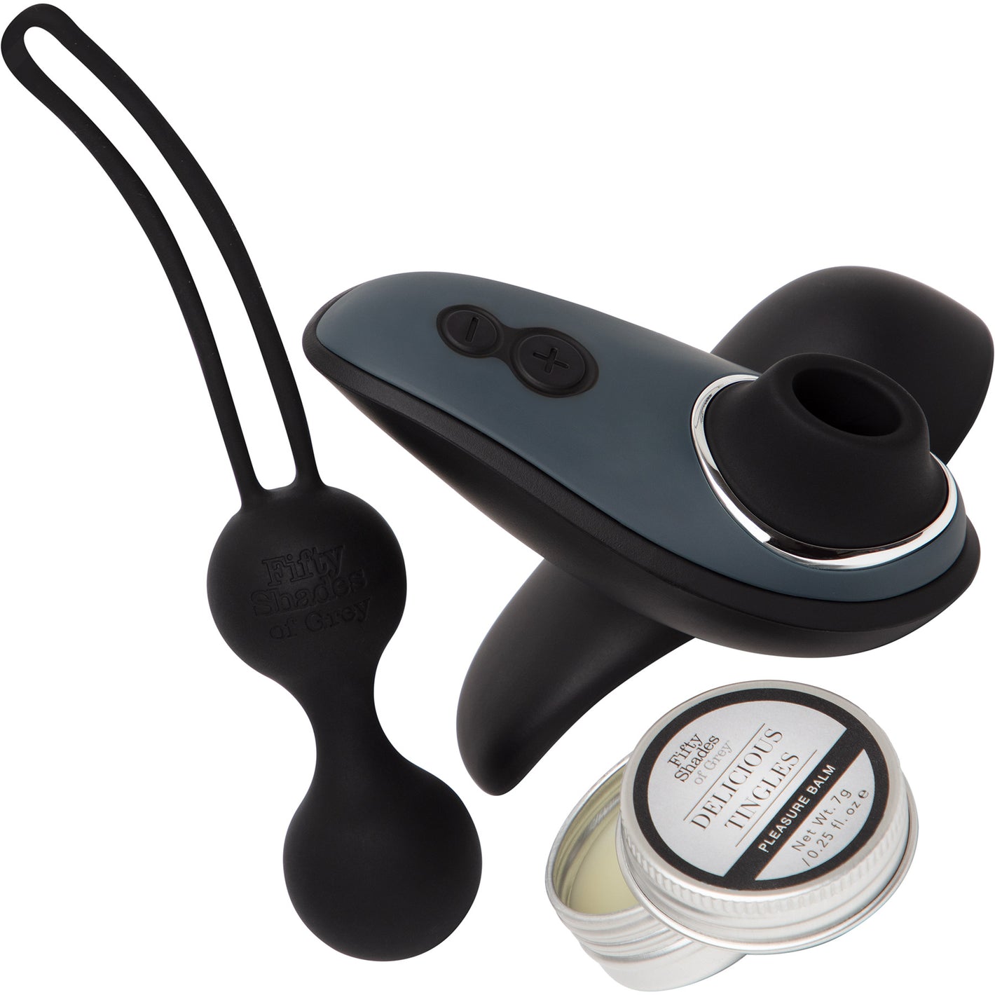 Fifty Shades of Grey X Womanizer Desire Blooms 4 Piece Gift Set