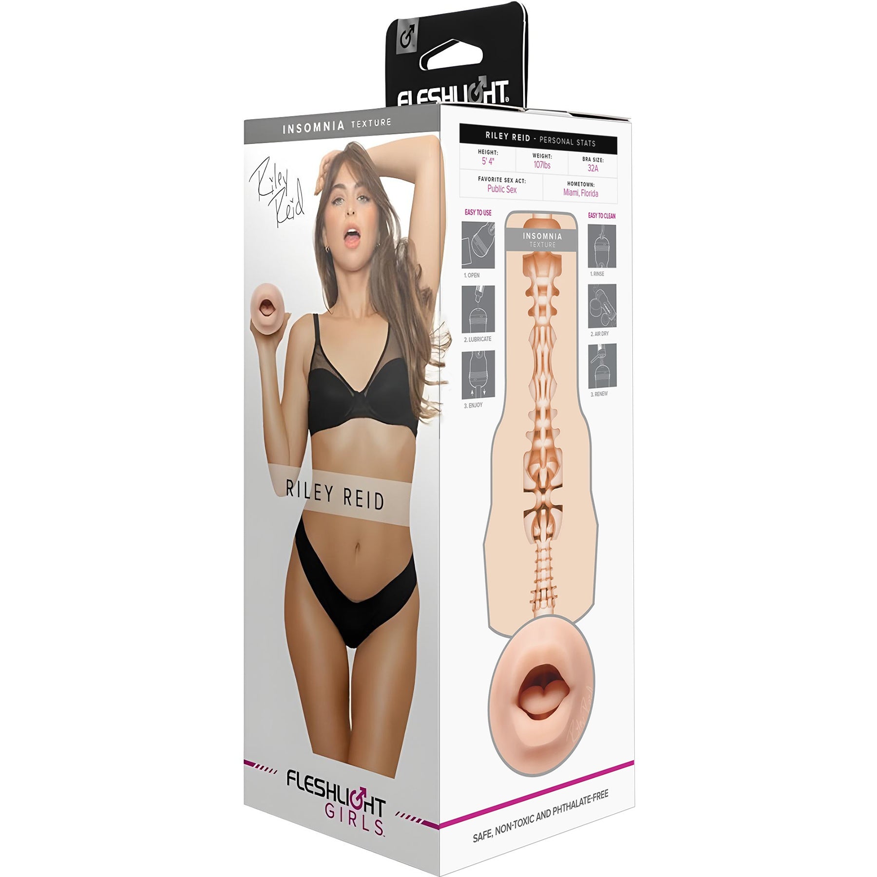 Fleshlight Girls Riley Reid - Insomnia Mouth Texture