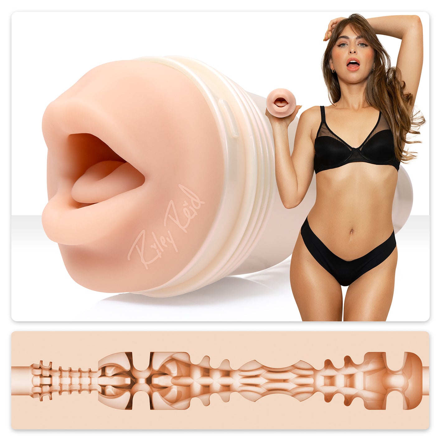 Fleshlight Girls Riley Reid - Insomnia Mouth Texture