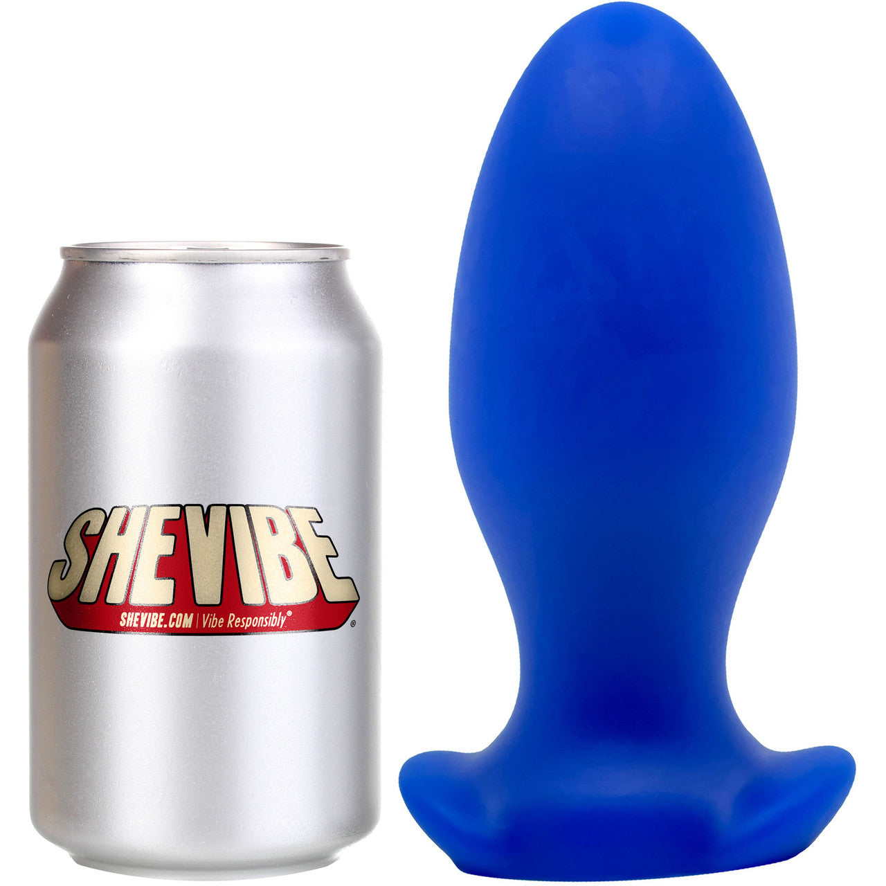 Topped Toys GAPE KEEPER 85 Silicone Butt Plug - Blue Steel