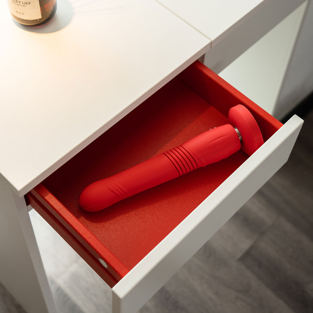 Lovense Gravity App Enabled Silicone Waterproof Rechargeable Thrusting & Vibrating Dildo