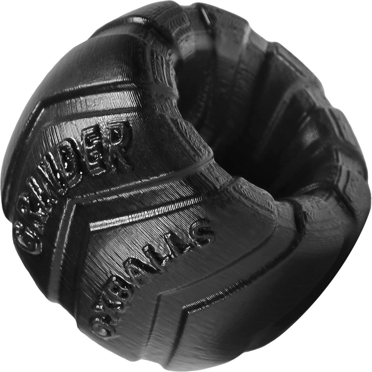 Oxballs Grinder-1 Silicone Ball Stretcher 1.5 Inch - Black