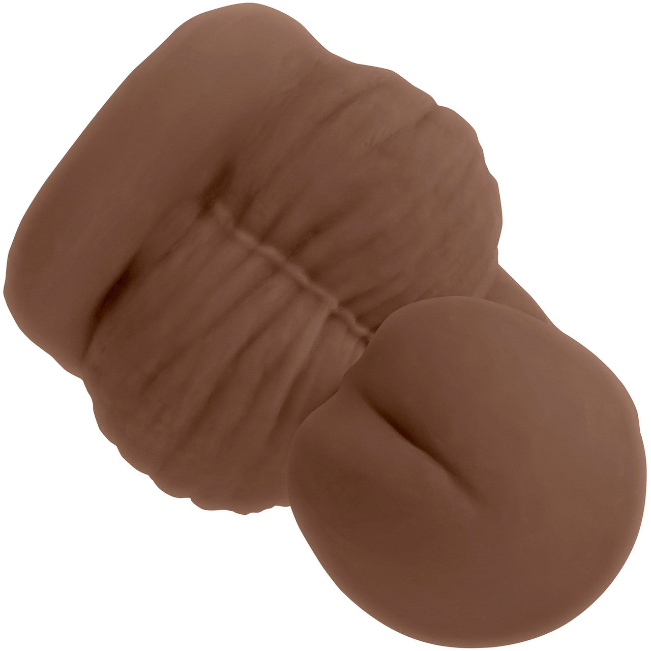 Gender X 4" Squishy Penis Packer - Chocolate