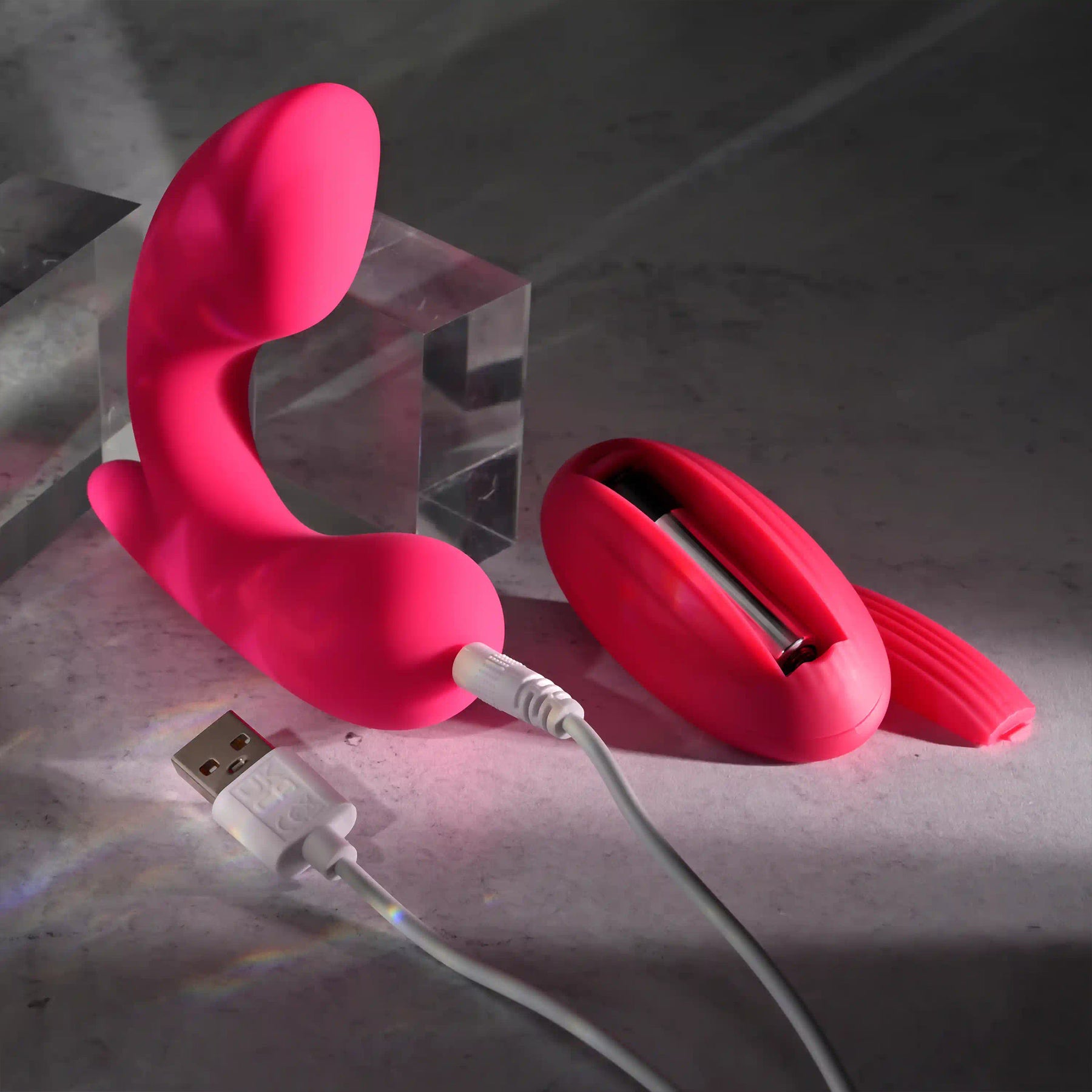 Gender X All About The Bass Dual Stimulation Rechargeable Silicone Vibrator With Remote