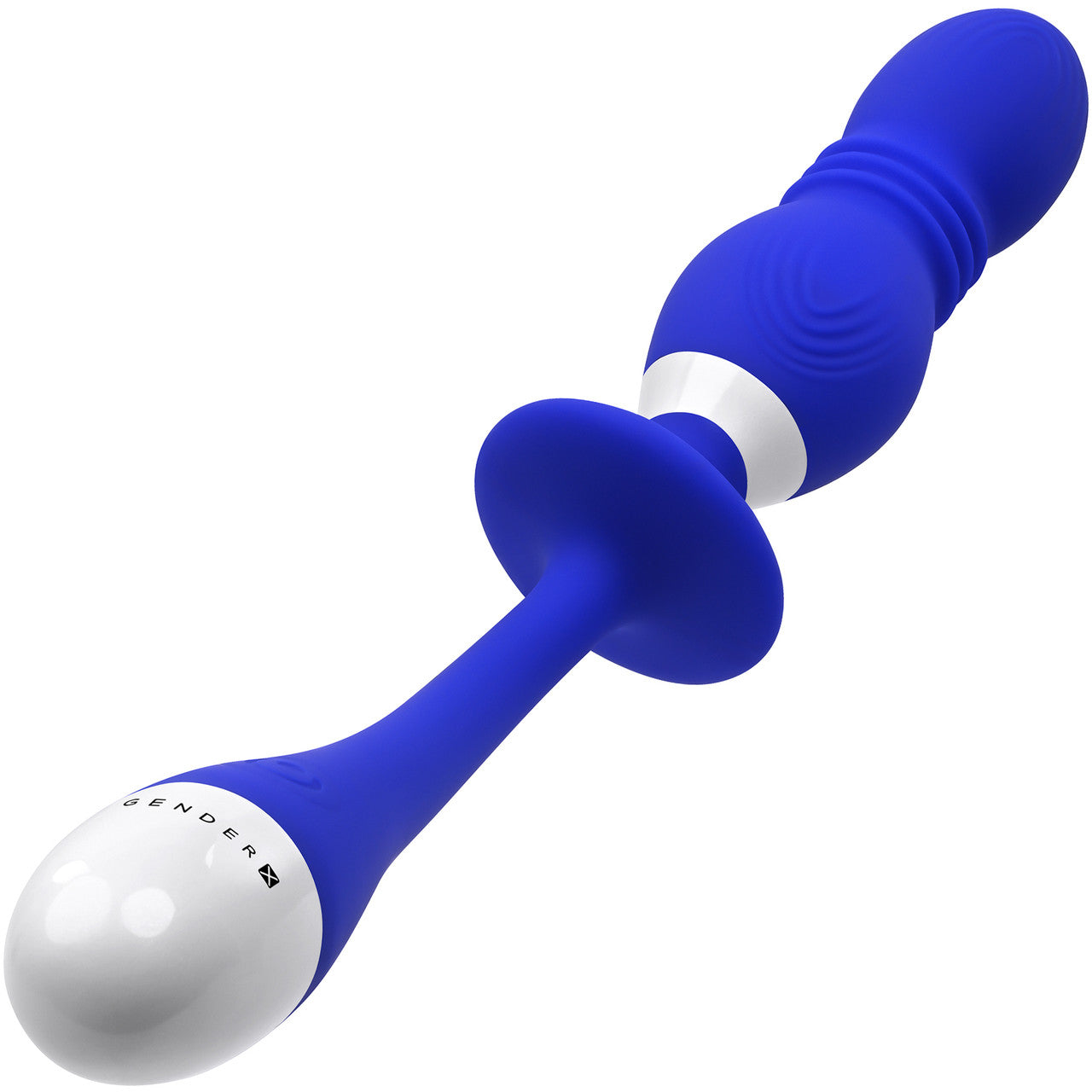 Gender X Play Ball Rechargeable Waterproof Silicone Vibrating Thrusting Probe