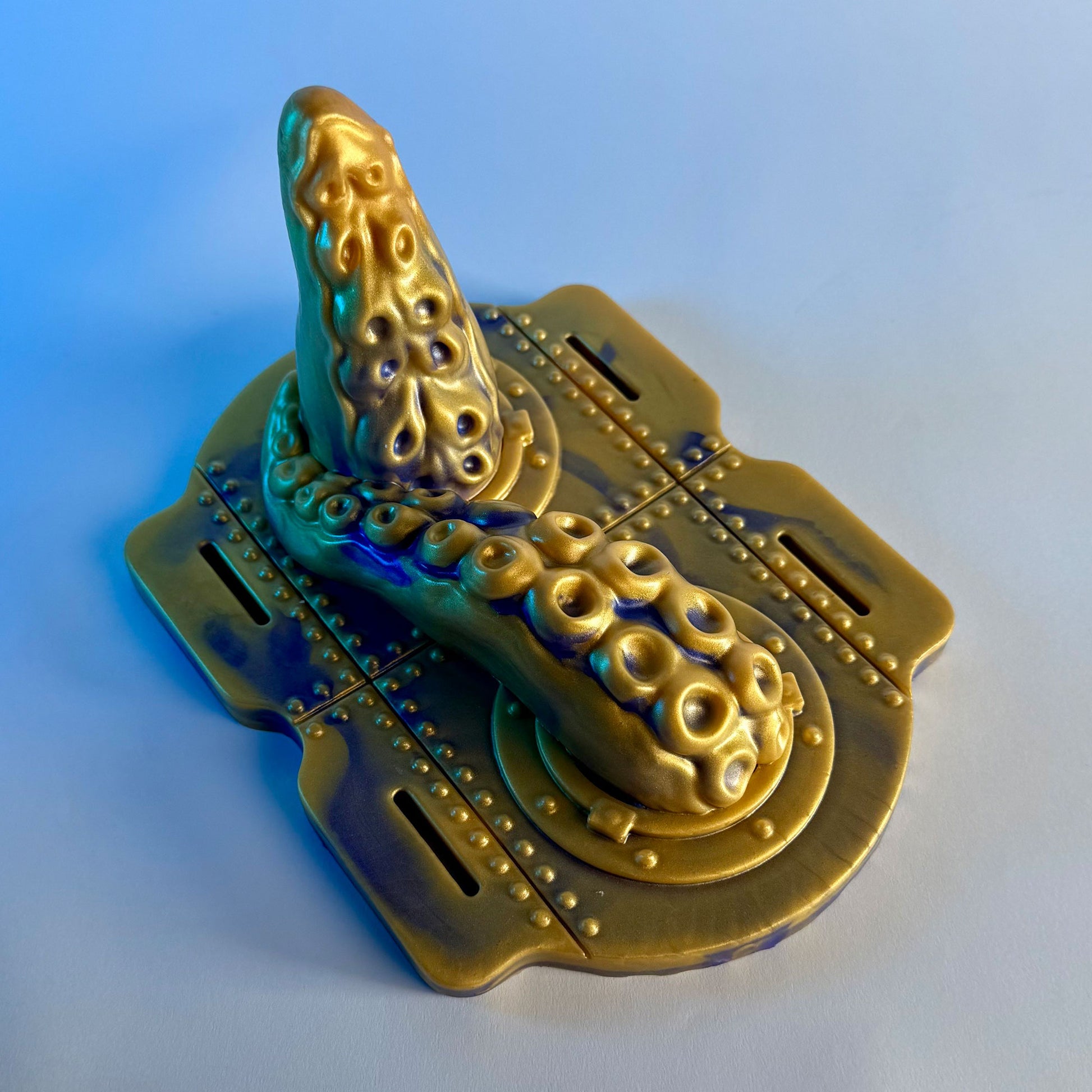 Uncover Creations The Tentacle Grinder IV Silicone Grinding Toy - Moondust