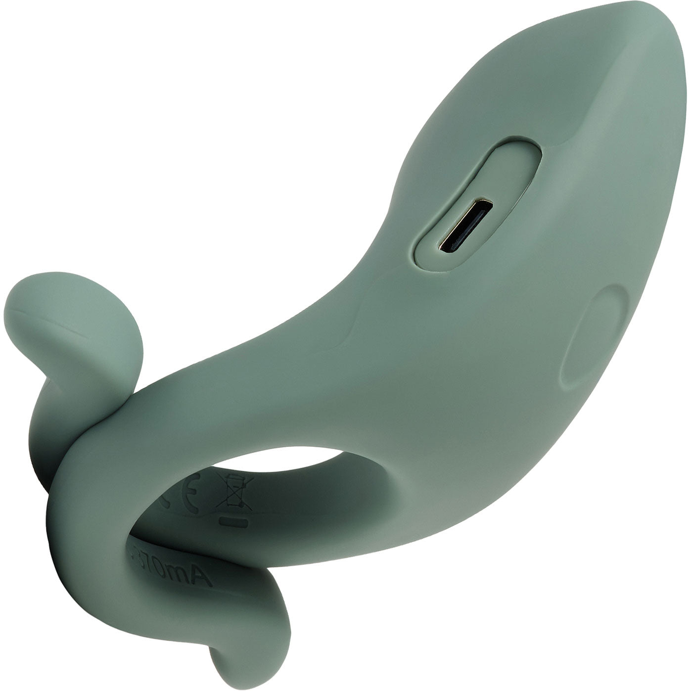 Hug Vibrating Silicone Couples Cock Ring By Dame - Steel