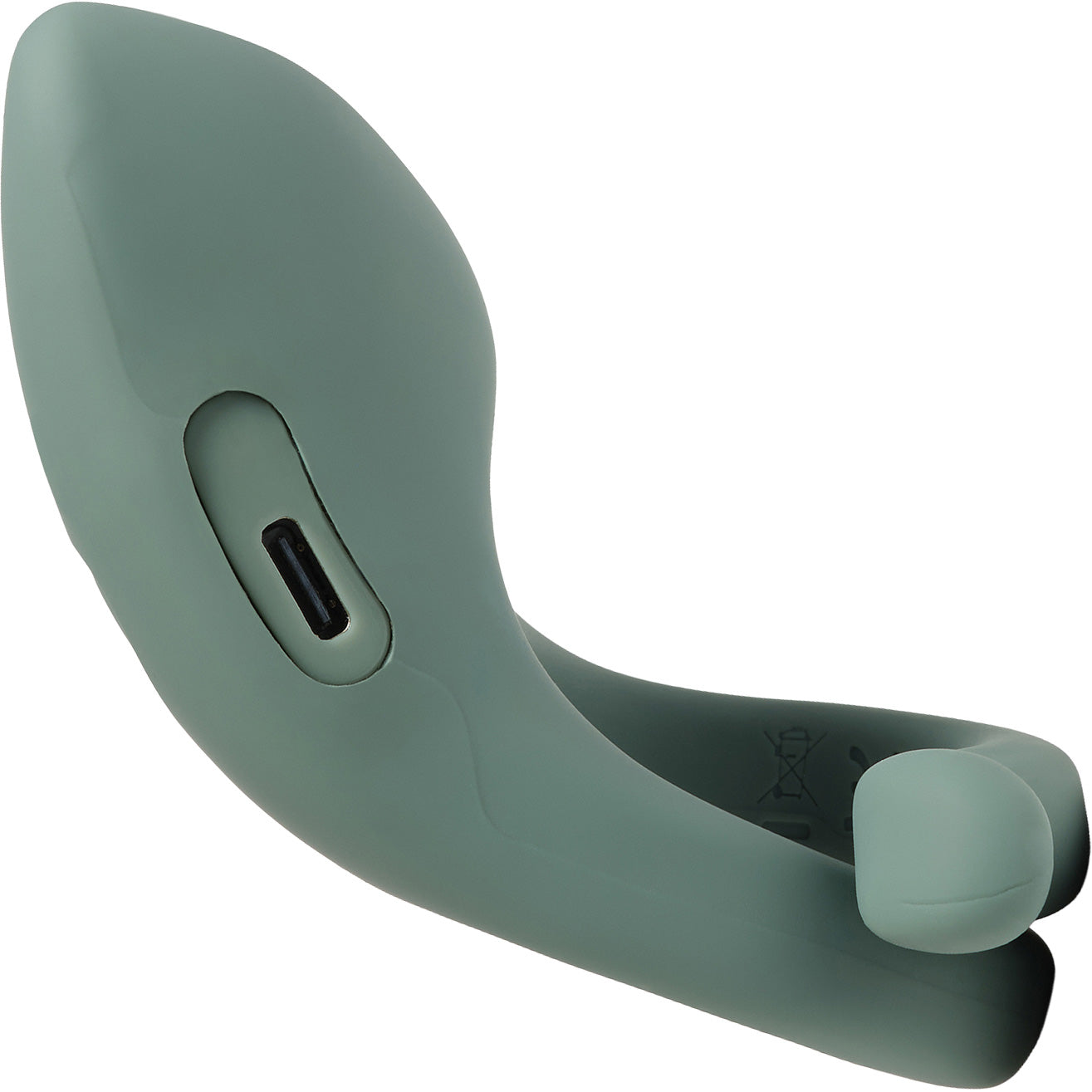 Hug Vibrating Silicone Couples Cock Ring By Dame - Steel