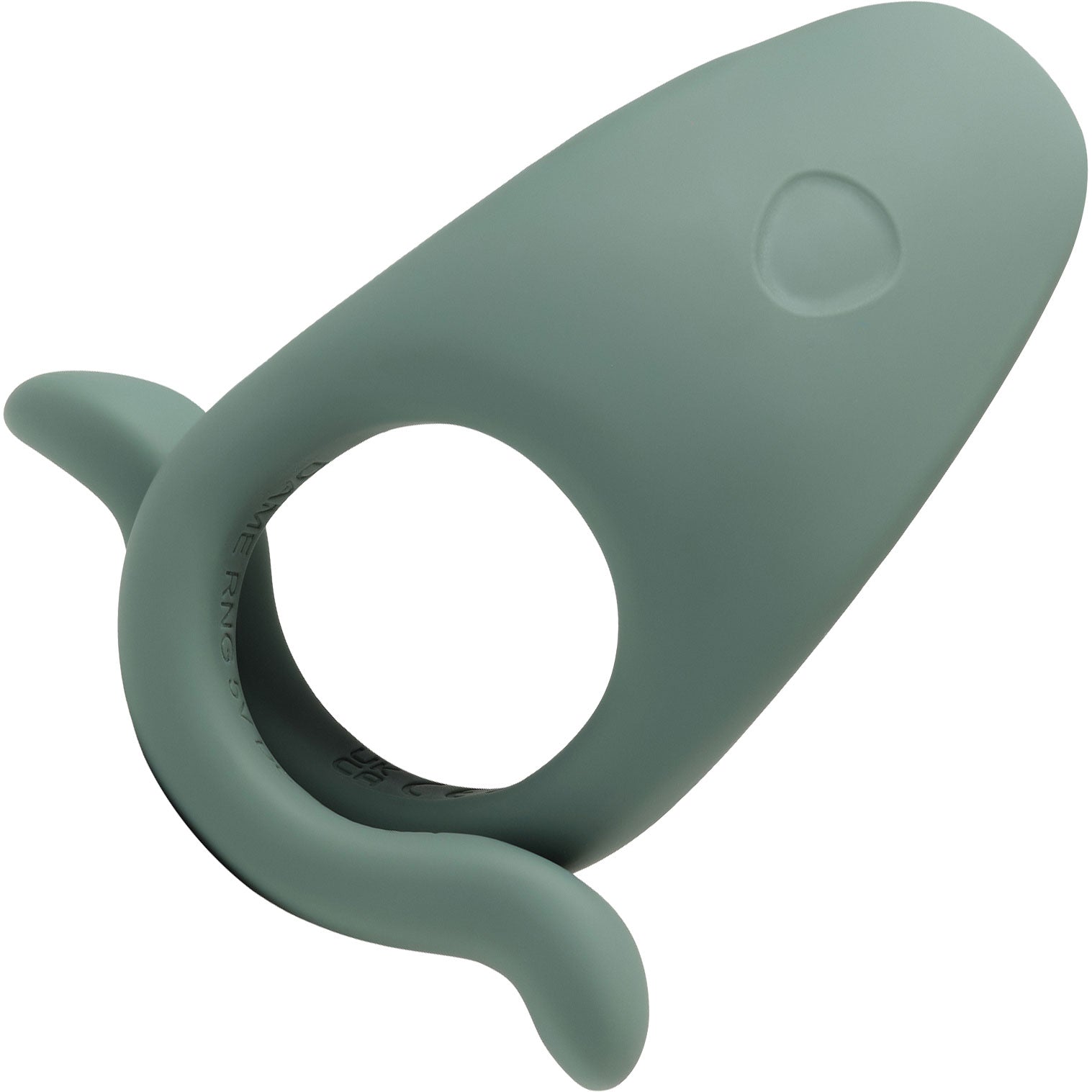 Hug Vibrating Silicone Couples Cock Ring By Dame - Steel