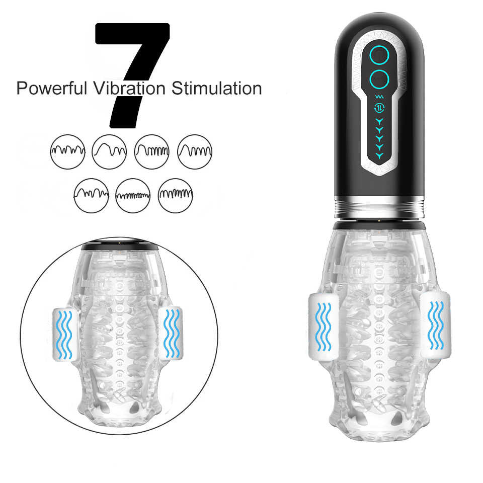 The Male Rose 3 Thrusting Rotating Vibrating Oral Sex Penis Masturbator