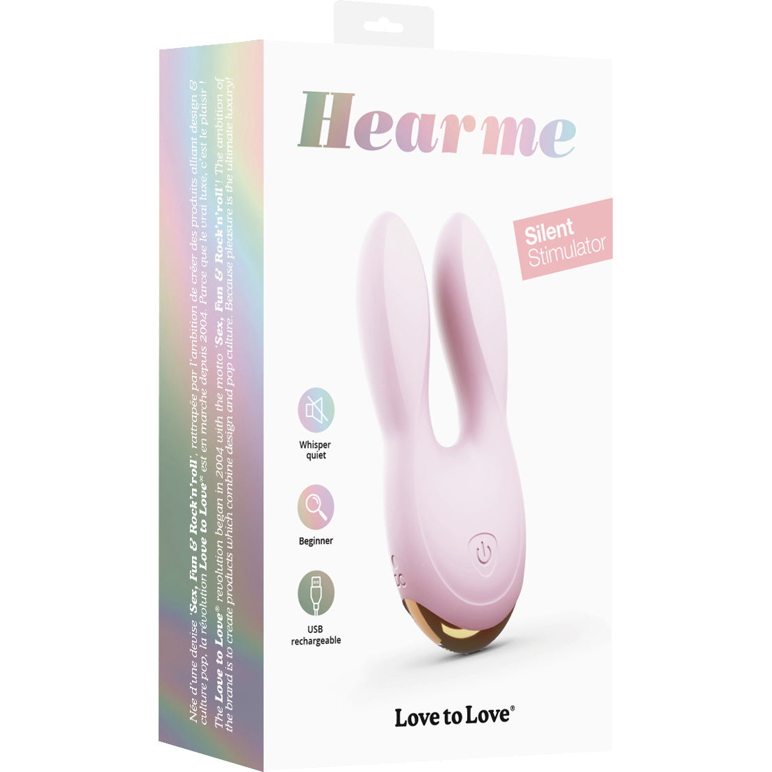 Hear Me Rechargeable Silicone Clitoral Stimulator By Love To Love