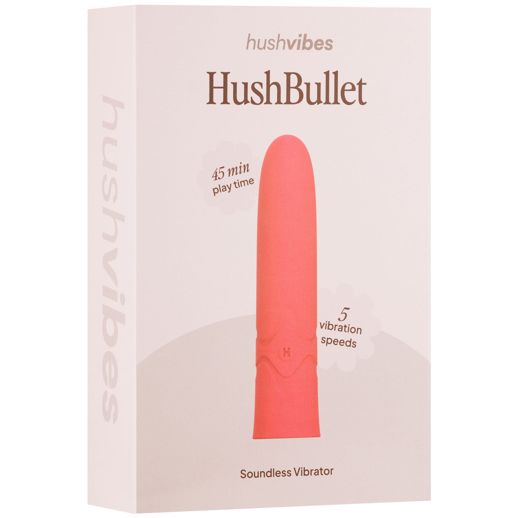 Hushvibes HushBullet™ "Silent" Silicone Waterproof Rechargeable Bullet Vibrator