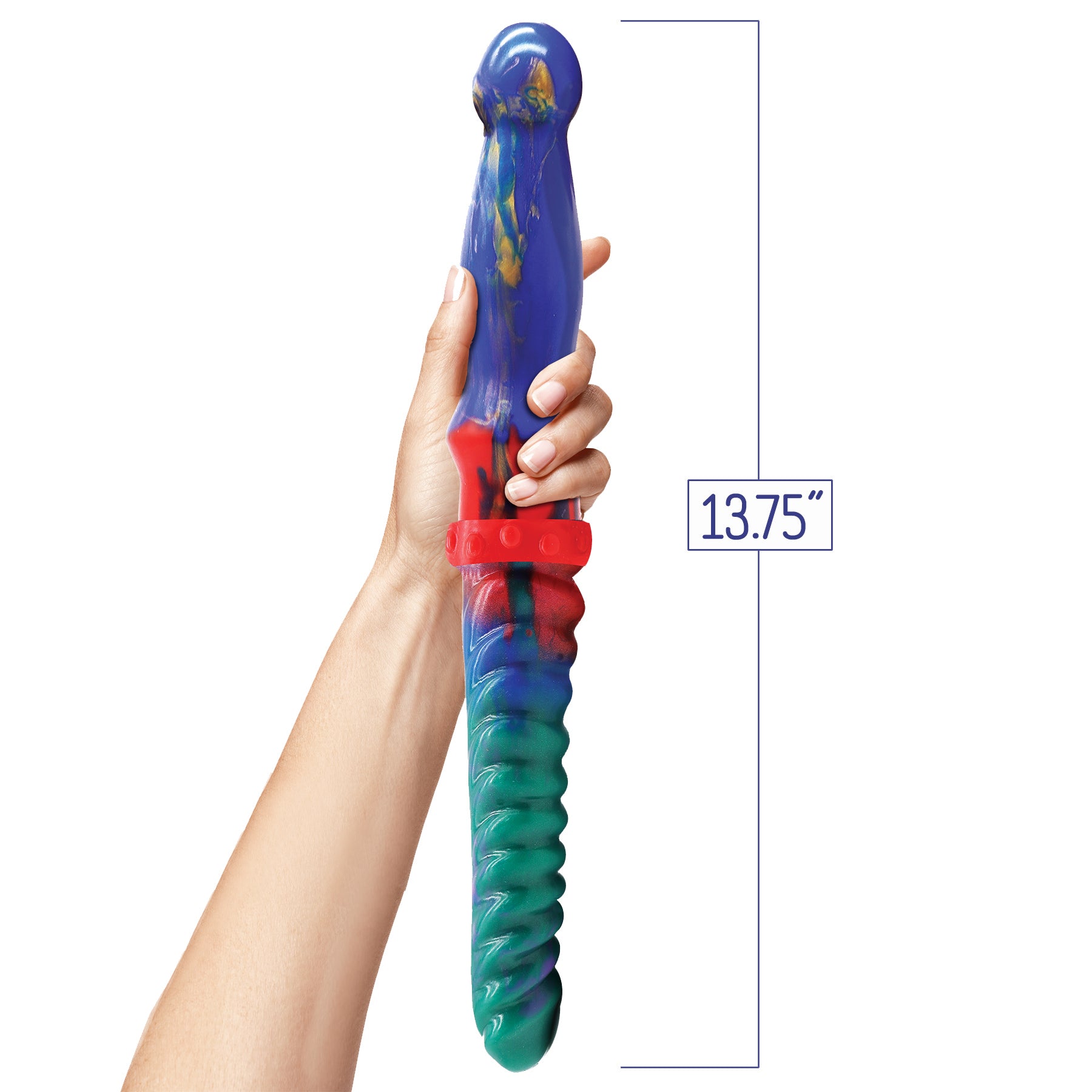 Double Demon Double Ended 13.75" Silicone Dildo By Alien Nation