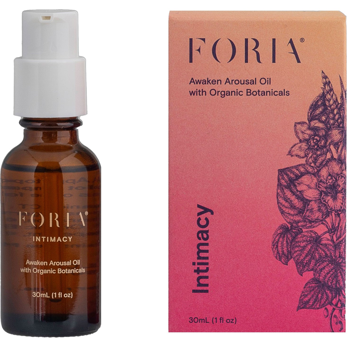 Foria Awaken Arousal Oil with Organic Botanicals 1 fl oz